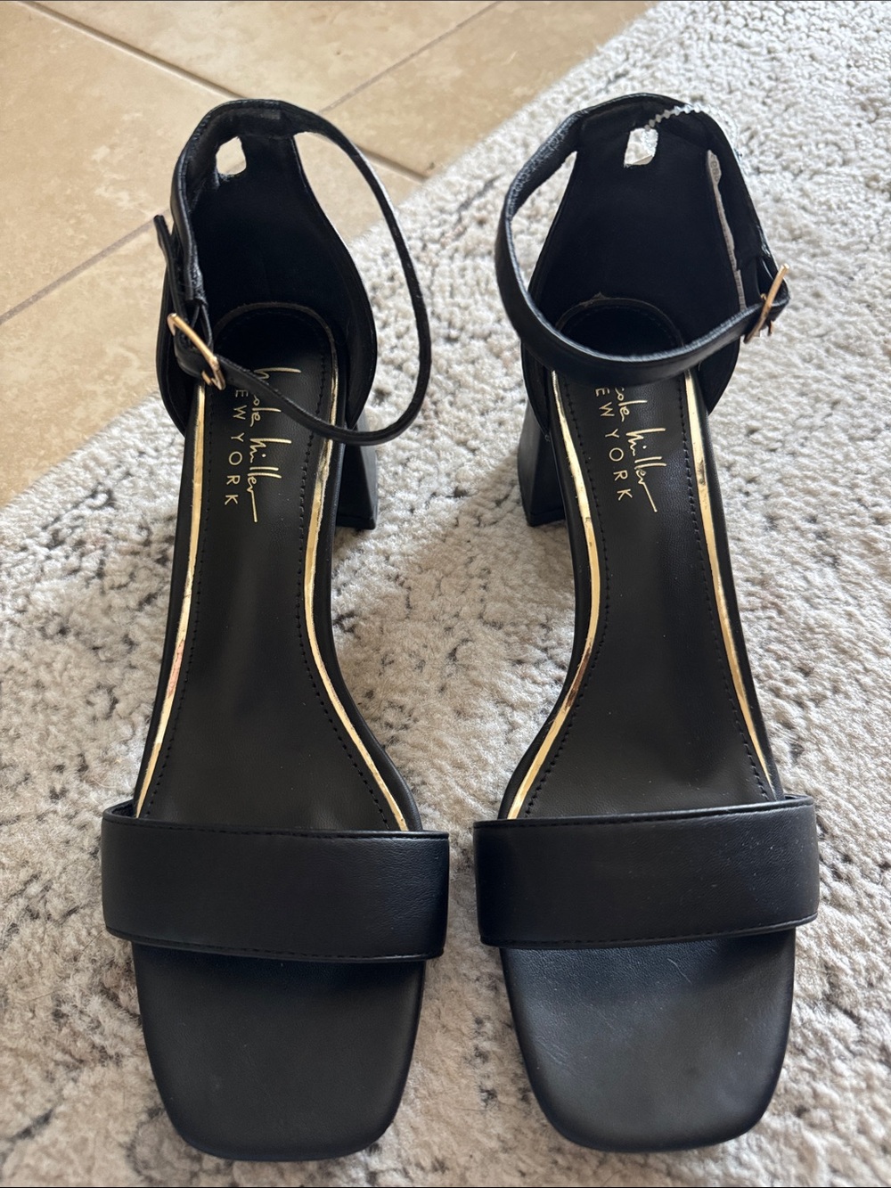 Nicole Miller New York block heel sandals